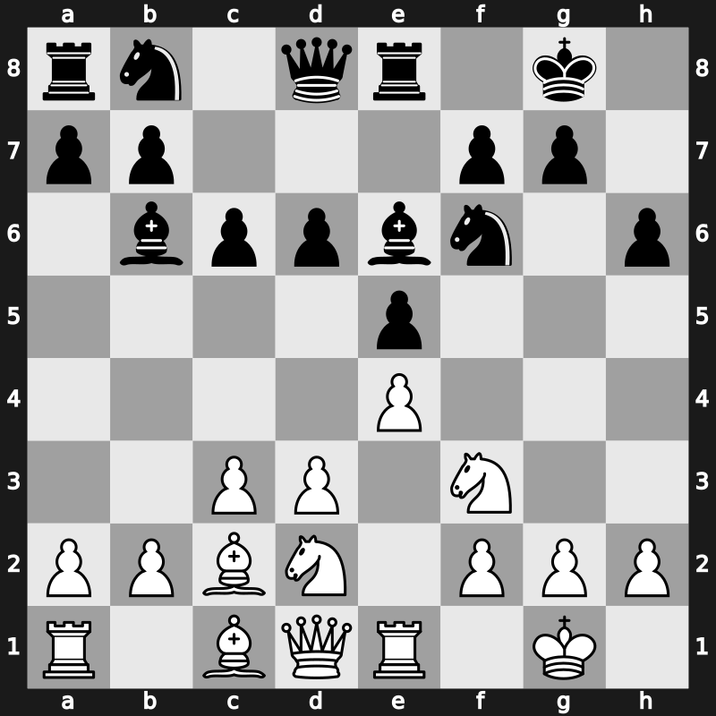 Dortmunder Schachtage 1999 – Round 6 – Adams, Michael – 1/2-1/2 – Kramnik, Vladimir – G20