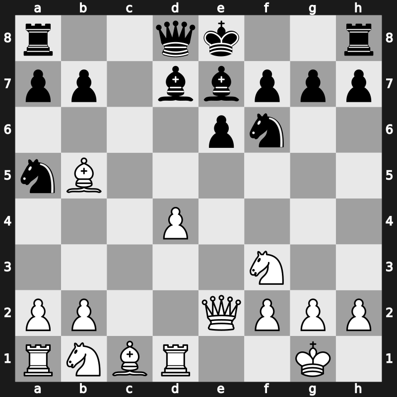 FIDE-Wch k.o. 1999 – Round 3.2 – Kramnik, Vladimir – 1-0 – Korchnoi, Viktor – G99