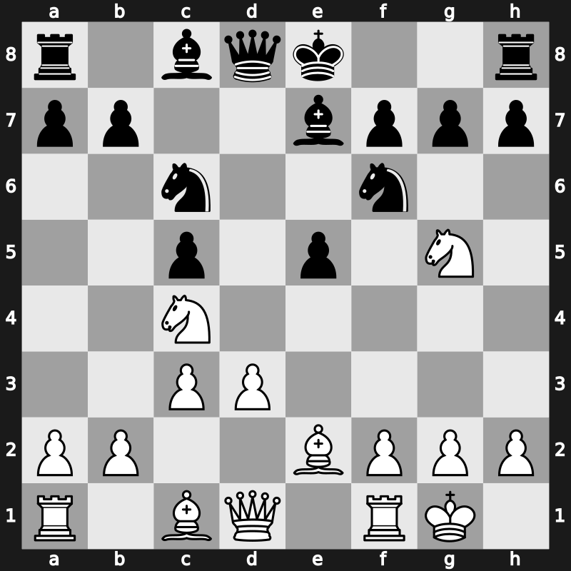FIDE-Wch k.o. g/15+10 1999 – Round 2.6 – Dolmatov, Sergey – 0-1 – Korchnoi, Viktor – G8