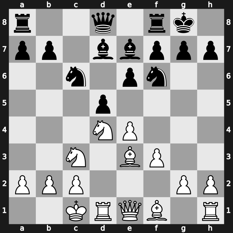 Frankfurt-West Masters 1999 – Round 7 – Morozevich, Alexander – 1/2-1/2 – Svidler, Peter – G25