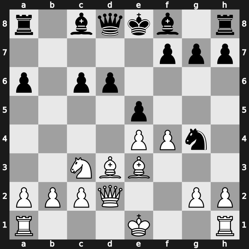 Hoogovens 1999 – Round 7 – Topalov, Veselin – 1/2-1/2 – Ivanchuk, Vasyl – G42
