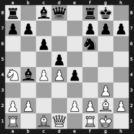Hoogovens 1999 – Round 10 – Ivanchuk, Vasyl – 1/2-1/2 – Svidler, Peter – G56