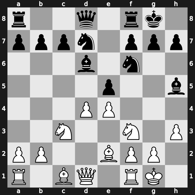Hoogovens Blitz 1999 – Round 1 – Van Wely, Loek – 1-0 – Timman, Jan H – G4