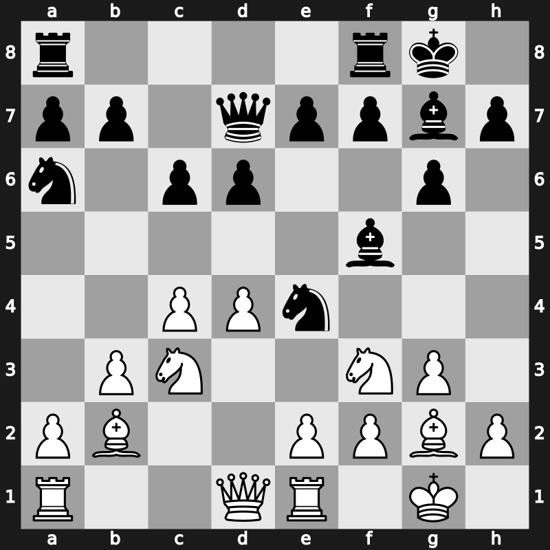 Amber Blindfold 1998 – Round 1 – Nikolic, Predrag – 1-0 – Sadler, Matthew D – G1