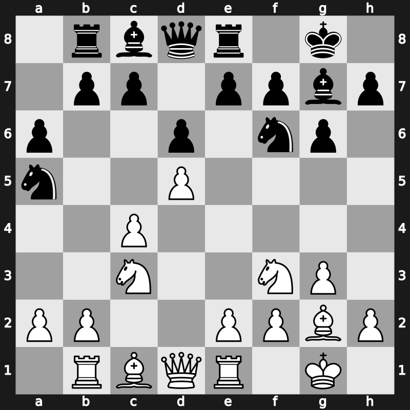 Amber-rapid 7th 1998 – Round 3 – Karpov, Anatoly – 0-1 – Shirov, Alexei – G11