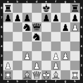 Amber-rapid 7th 1998 – Round 9 – Piket, Jeroen – 1-0 – Shirov, Alexei – G43