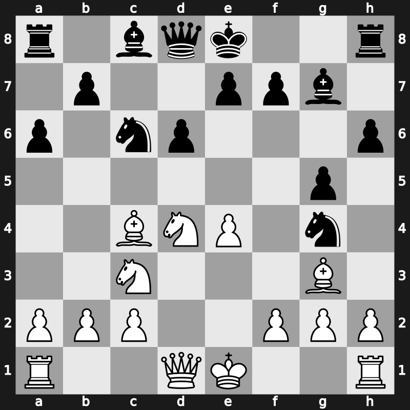 Amber-rapid 7th 1998 – Round 10 – Anand, Viswanathan – 1/2-1/2 – Topalov, Veselin – G46