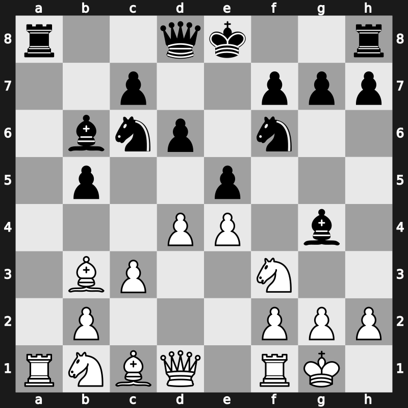 Dortmund 1998 – Round 2 – Leko, Peter – 1/2-1/2 – Adams, Michael – G7