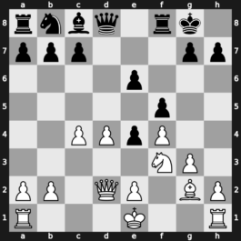 Hoogovens Blitz, Wijk aan Zee NED 1998 – Round 11 – Karpov, Anatoly – 1/2-1/2 – Timman, Jan H – G11