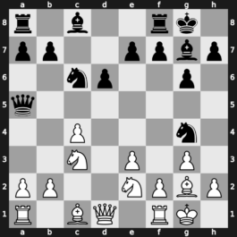 Kosmos m 5&prime; 1998 – Round 11 – Kasparov, Garry – 1-0 – Kramnik, Vladimir – G11