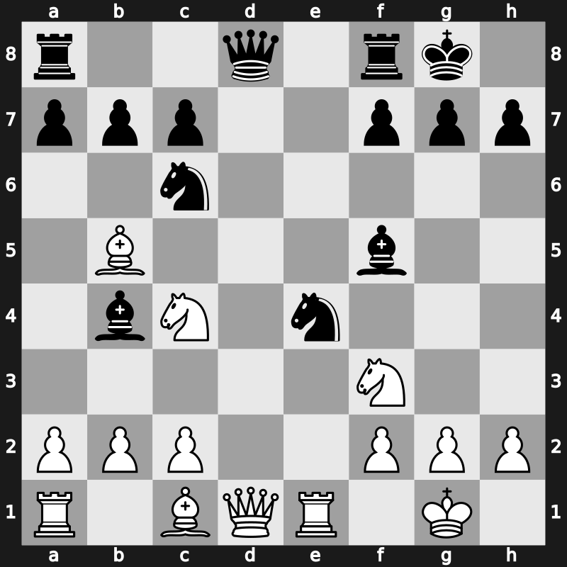 Linares 1998 – Round 11 – Shirov, Alexei – 1-0 – Kramnik, Vladimir – G9