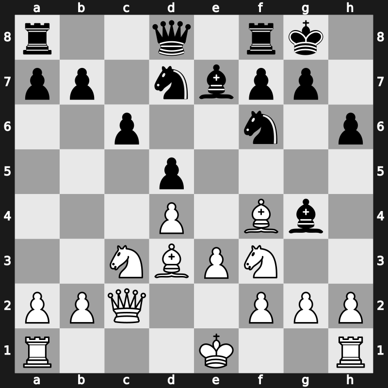 Tilburg Fontys 1998 – Round 10 – Kramnik, Vladimir – 1-0 – Zvjaginsev, Vadim – G28
