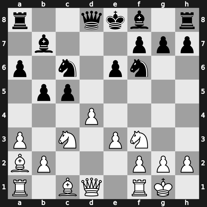 Tilburg Fontys 1998 – Round 10 – Piket, Jeroen – 1/2-1/2 – Korchnoi, Viktor – G31