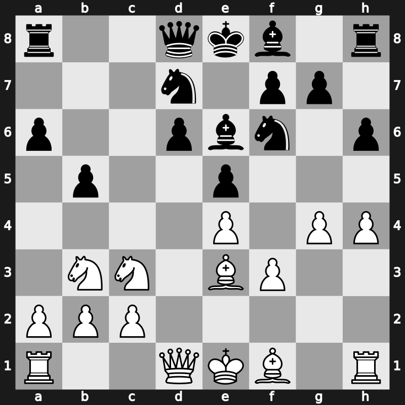 Amber-blind 6th 1997 – Round 4 – Shirov, Alexei – 1/2-1/2 – Lautier, Joel – G15
