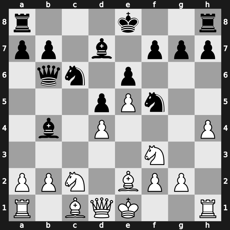 Amber-blind 6th 1997 – Round 8 – Topalov, Veselin – 1-0 – Nikolic, Predrag – G34