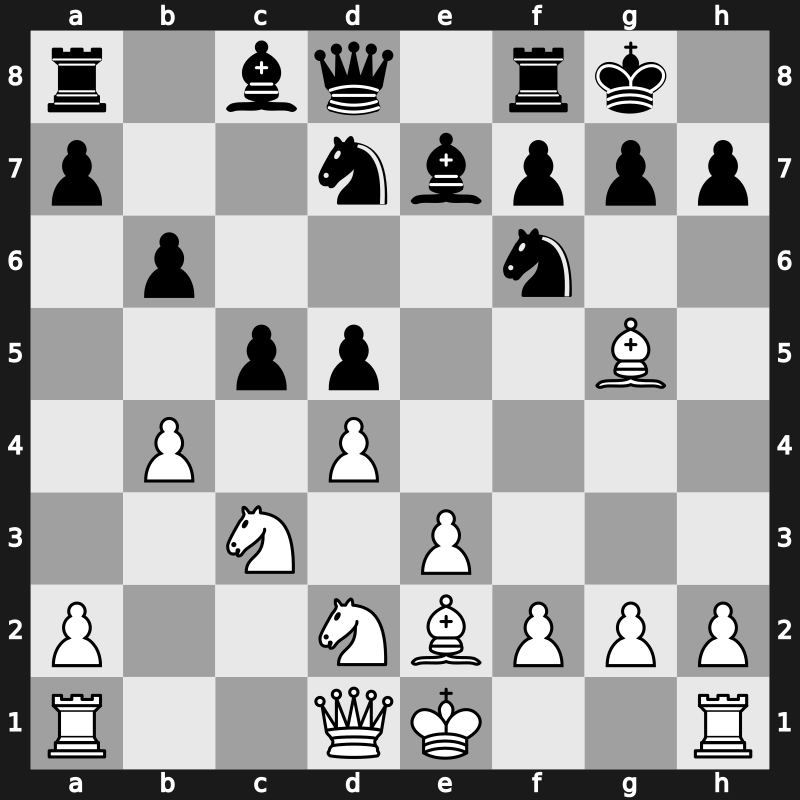Amber-rapid 6th 1997 – Round 1 – Ivanchuk, Vasyl – 1/2-1/2 – Kramnik, Vladimir – G3