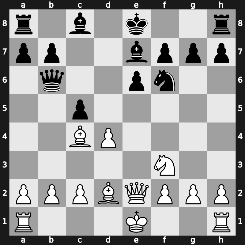 Amber-rapid 6th 1997 – Round 4 – Ivanchuk, Vasyl – 1/2-1/2 – Ljubojevic, Ljubomir – G21