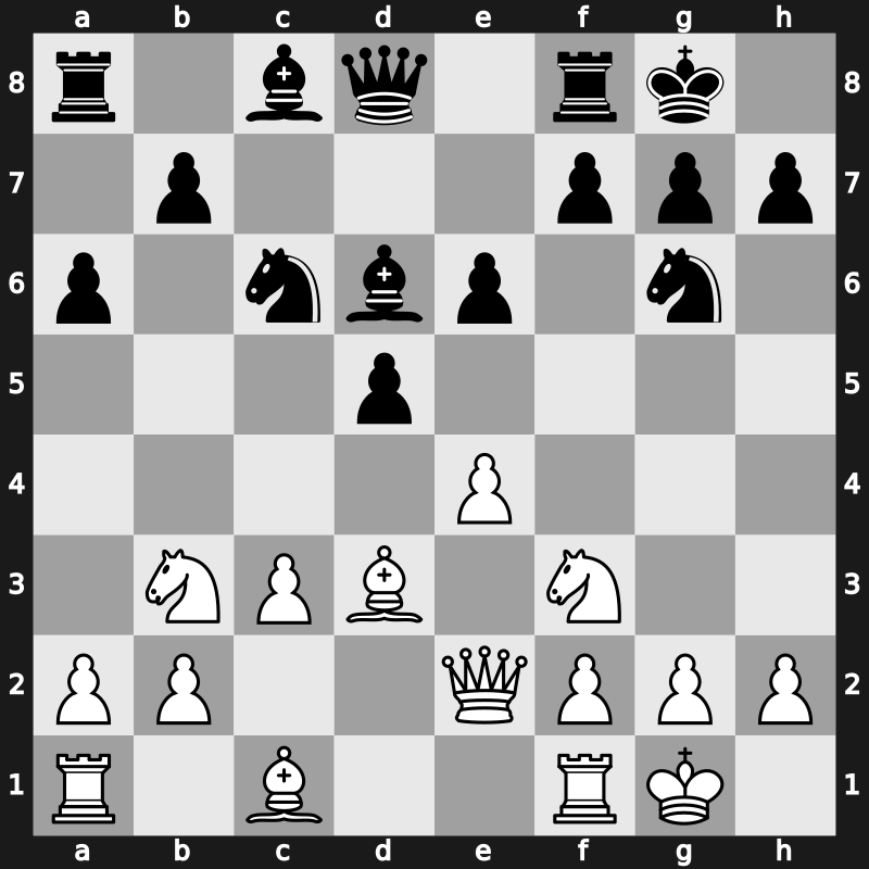 Amber-rapid 6th 1997 – Round 9 – Ivanchuk, Vasyl – 1/2-1/2 – Nikolic, Predrag – G50