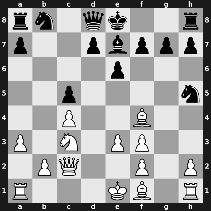 Credit Suisse 1997 – Round 7 – Pelletier, Yannick – 1/2-1/2 – Lautier, Joel – G11