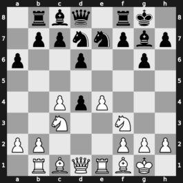 Investbanka 1997 – Round 1 – Ljubojevic, Ljubomir – 0-1 – Beliavsky, Alexander G – G4