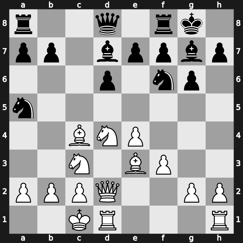 Investbanka, Belgrade YUG 1997 – Round 5 – Anand, Viswanathan – 1-0 – Georgiev, Kiril – G8