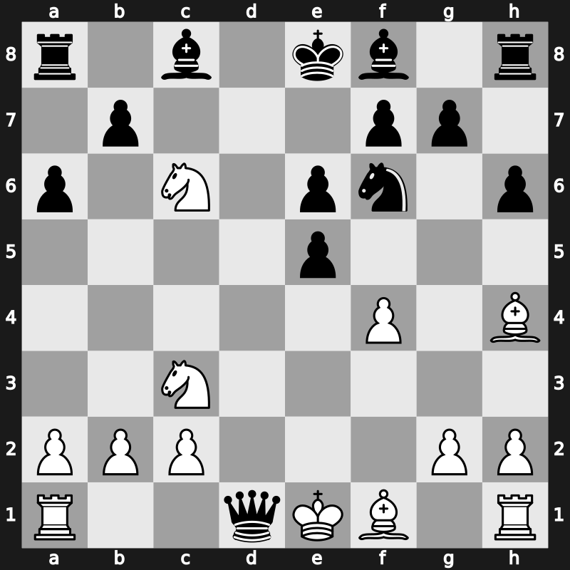 Linares 14th 1997 – Round 6 – Adams, Michael – 1/2-1/2 – Anand, Viswanathan – G14