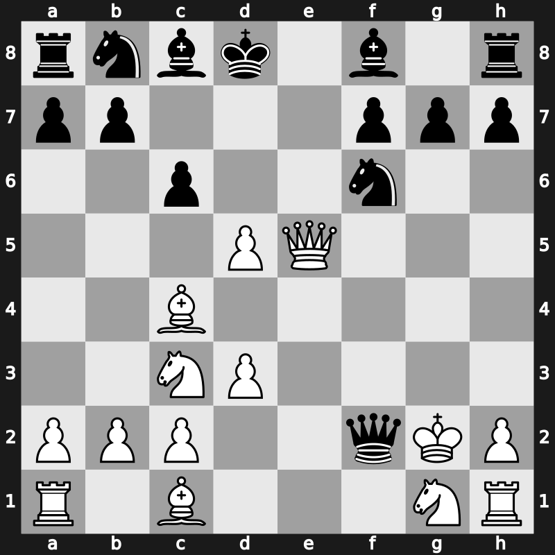 Linares 14th 1997 – Round 10 – Ivanchuk, Vasyl – 1-0 – Piket, Jeroen – G26