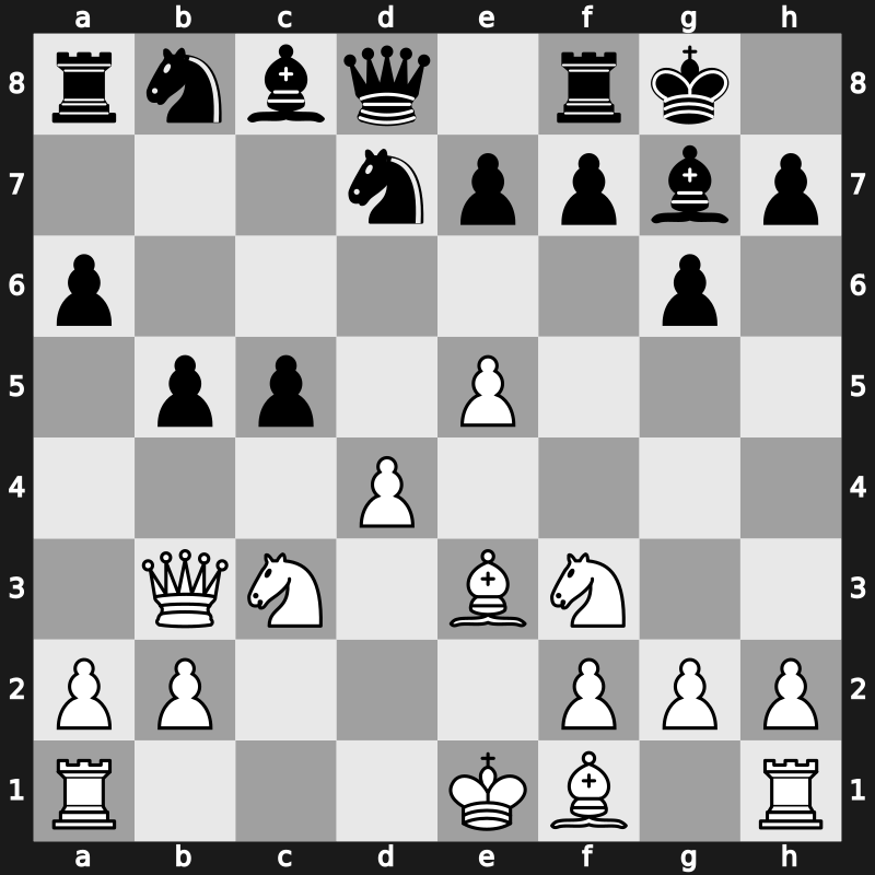 Linares 14th 1997 – Round 11 – Piket, Jeroen – 0-1 – Polgar, Judit – G30