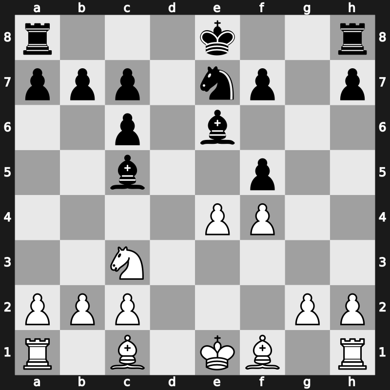 Linares 14th 1997 – Round 9 – Anand, Viswanathan – 1/2-1/2 – Shirov, Alexei – G9