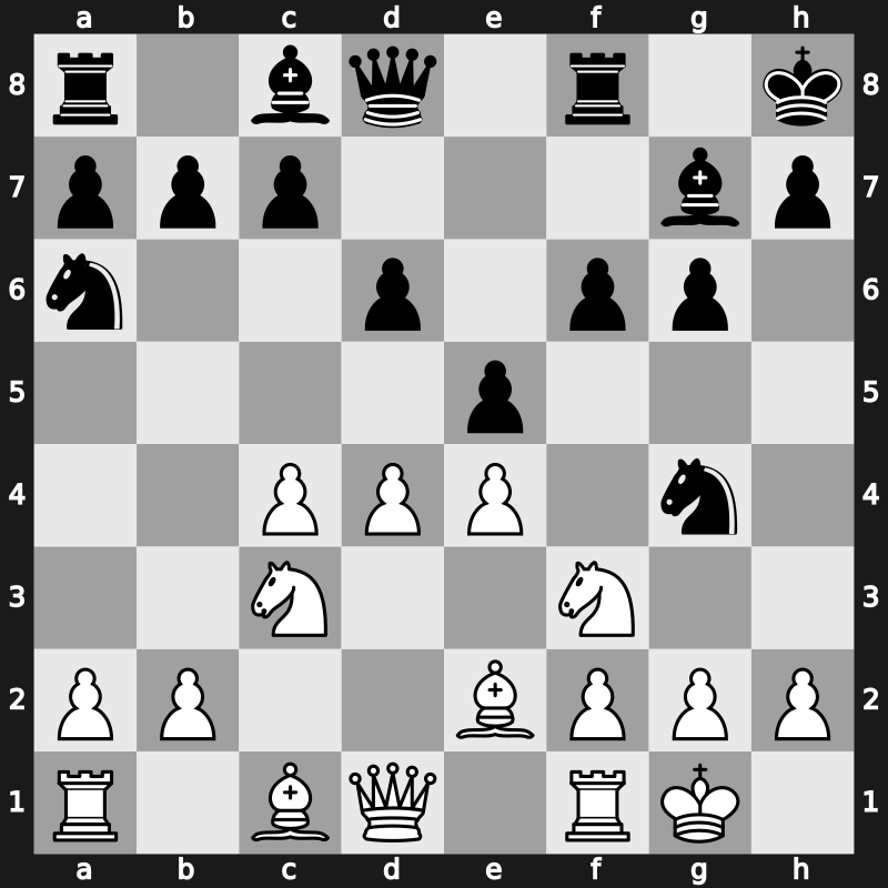 Novgorod 1997 – Round 1 – Kramnik, Vladimir – 1-0 – Topalov, Veselin – G4