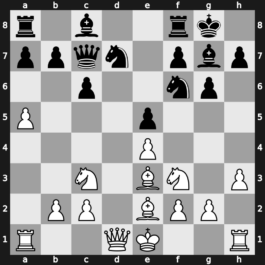 Amber Blindfold 1996 – Round 5 – Ljubojevic, Ljubomir – 1-0 – Shirov, Alexei – G5