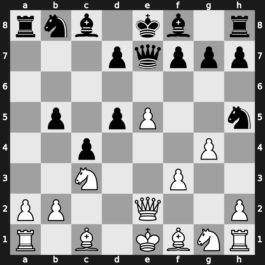 Amber Blindfold 1996 – Round 9 – Lautier, Joel – 1-0 – Shirov, Alexei – G11