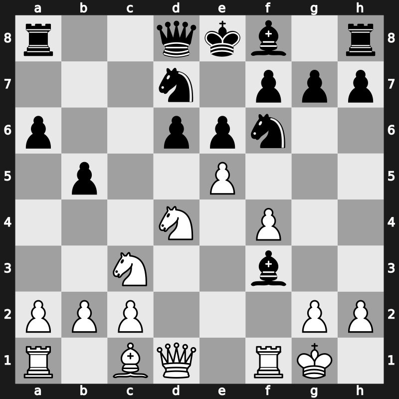 Dortmund 1996 – Round 8 – Anand, Viswanathan – 1-0 – Polgar, Judit – G27
