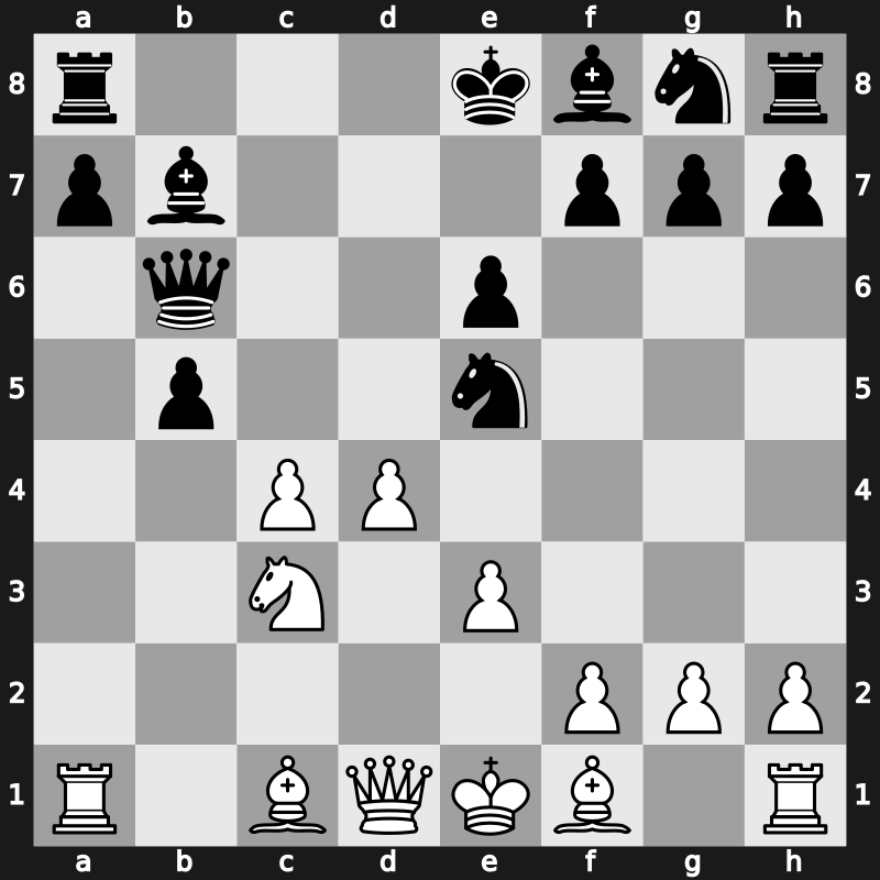 Dortmund 1996 – Round 9 – Gelfand, Boris – 1/2-1/2 – Huebner, Robert – G30