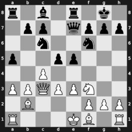 Hoogovens 1996 – Round 3 – Van Wely, Loek – 0-1 – Piket, Jeroen – G11