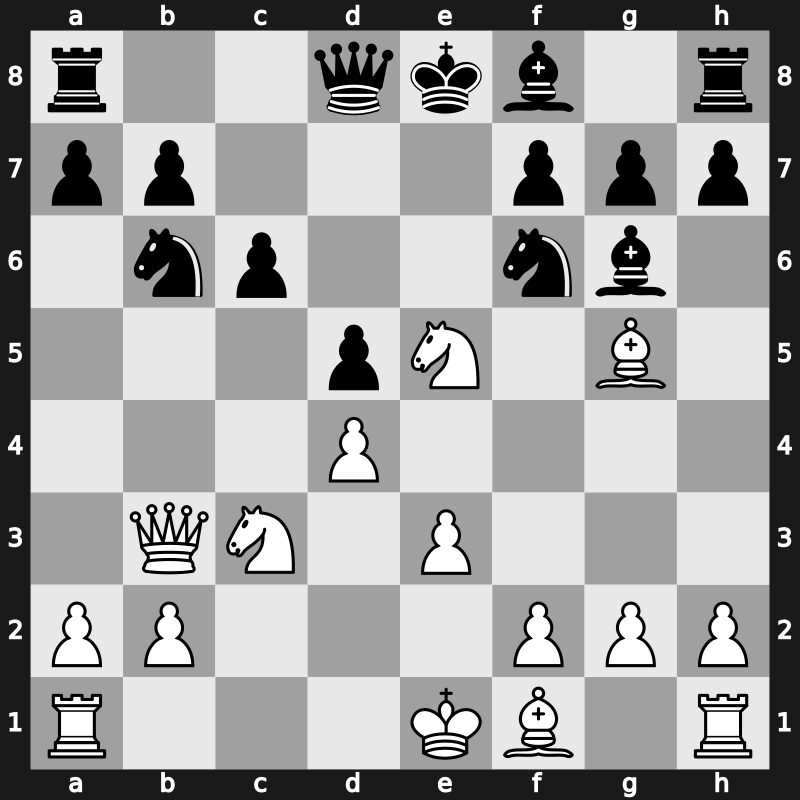 Hoogovens 1996 – Round 9 – Dreev, Aleksey – 1/2-1/2 – Sokolov, Ivan. – G44
