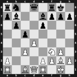 Hoogovens 1996 – Round 13 – Anand, Viswanathan – 1-0 – Tiviakov, Sergei – G74