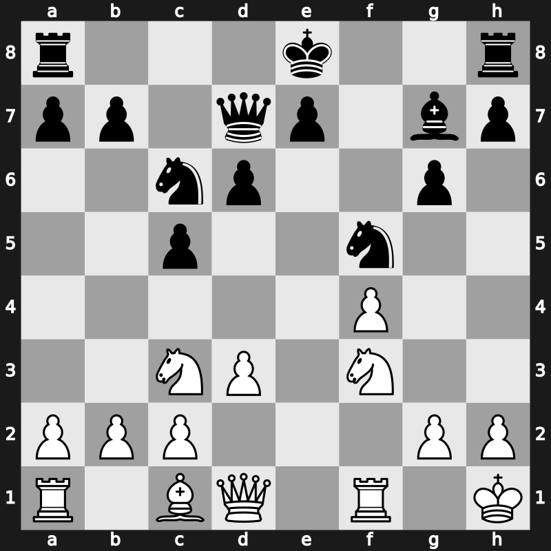 It, Dortmund GER 1996 – Round 6 – Adams, Michael – 1/2-1/2 – Gelfand, Boris – G8