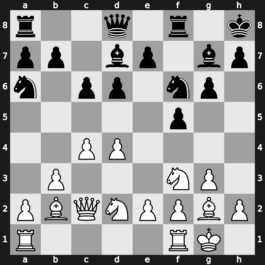 Yerevan ol (Men) 1996 – Round 13 – Portisch, Lajos – 1-0 – Illescas Cordoba, Miguel – G190