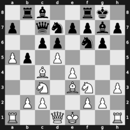 Melody Amber, Blindfold, Monaco 1995 – Round 2 – Ljubojevic, Ljubomir – 1/2-1/2 – Shirov, Alexei – G9