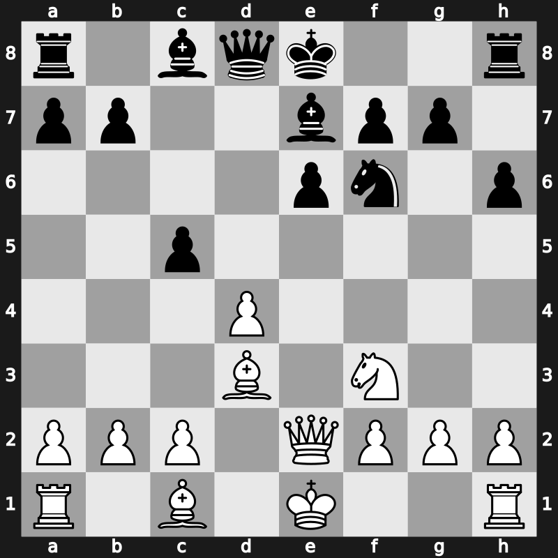 Melody Amber, Blindfold, Monaco 1995 – Round 3 – Ivanchuk, Vasyl – 1-0 – Karpov, Anatoly – G11