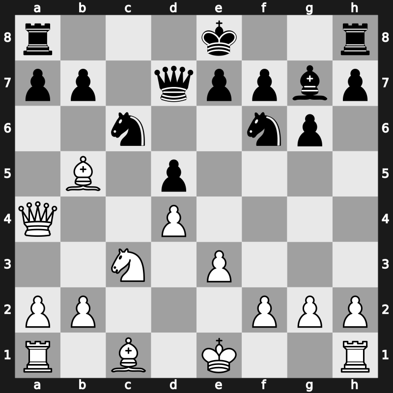 Melody Amber, Blindfold, Monaco 1995 – Round 4 – Piket, Jeroen – 1/2-1/2 – Anand, Viswanathan – G14