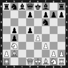 Melody Amber, Blindfold, Monaco 1995 – Round 4 – Lautier, Joel – 1-0 – Shirov, Alexei – G15