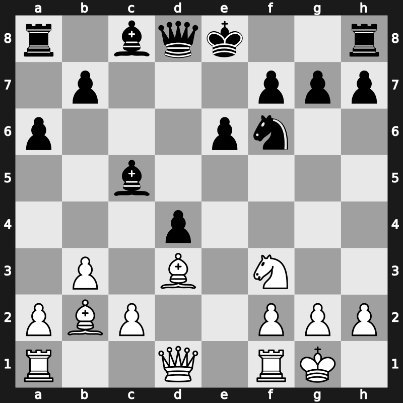 Melody Amber, Blindfold, Monaco 1995 – Round 9 – Nunn, John D M – 1/2-1/2 – Ljubojevic, Ljubomir – G38