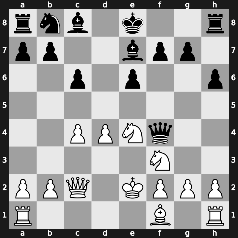 PCA/Intel-GP 1995 – Round 3 – Lautier, Joel – 0-1 – Kramnik, Vladimir – G22