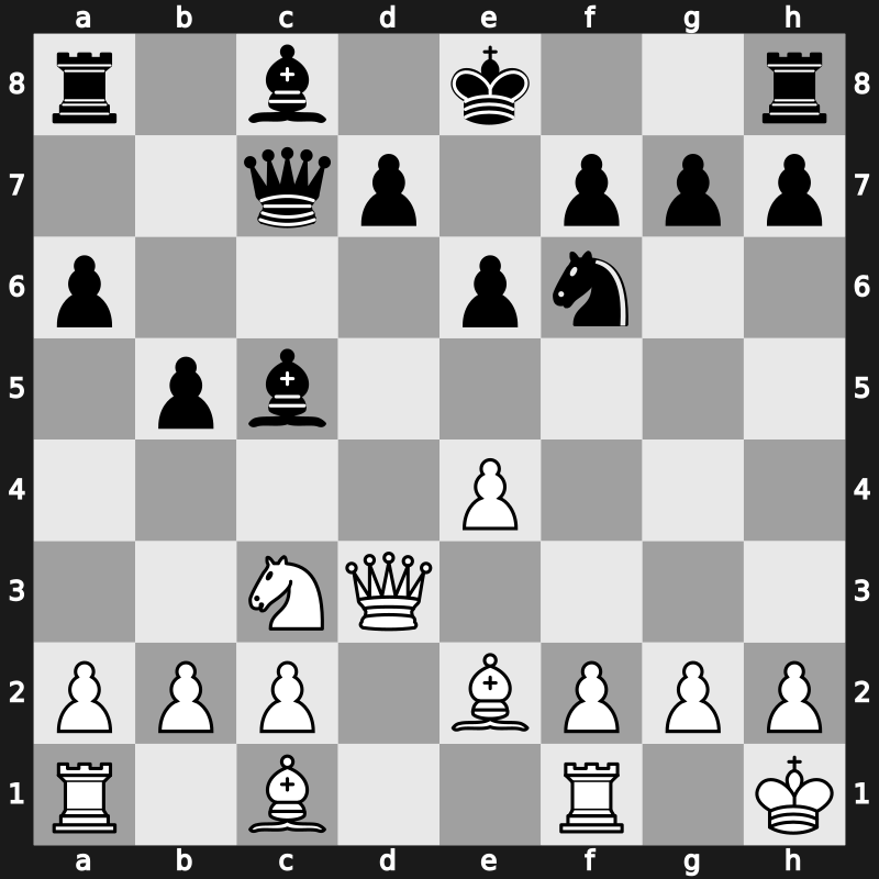 PCA/Intel-GP 1995 – Round 1 – Ivanchuk, Vasyl – 1/2-1/2 – Hjartarson, Johann – G8