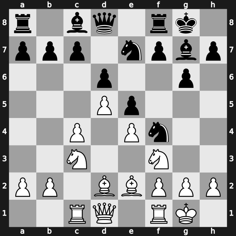 Amber-blind 3rd 1994 – Round 8 – Piket, Jeroen – 1/2-1/2 – Nunn, John D M – G38