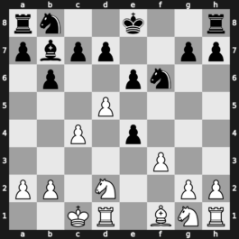 Linares 1994 – Round 1 – Morovic Fernandez, Ivan – 1/2-1/2 – Hergott, Deen – G3