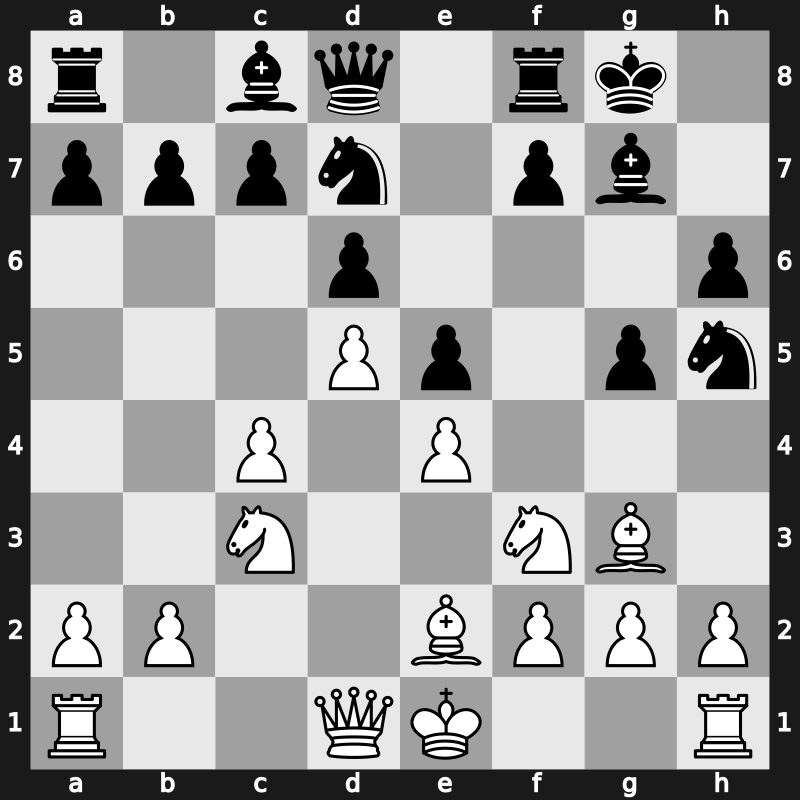 Linares 1994 – Round 10 – Kramnik, Vladimir – 1-0 – Kasparov, Garry – G56