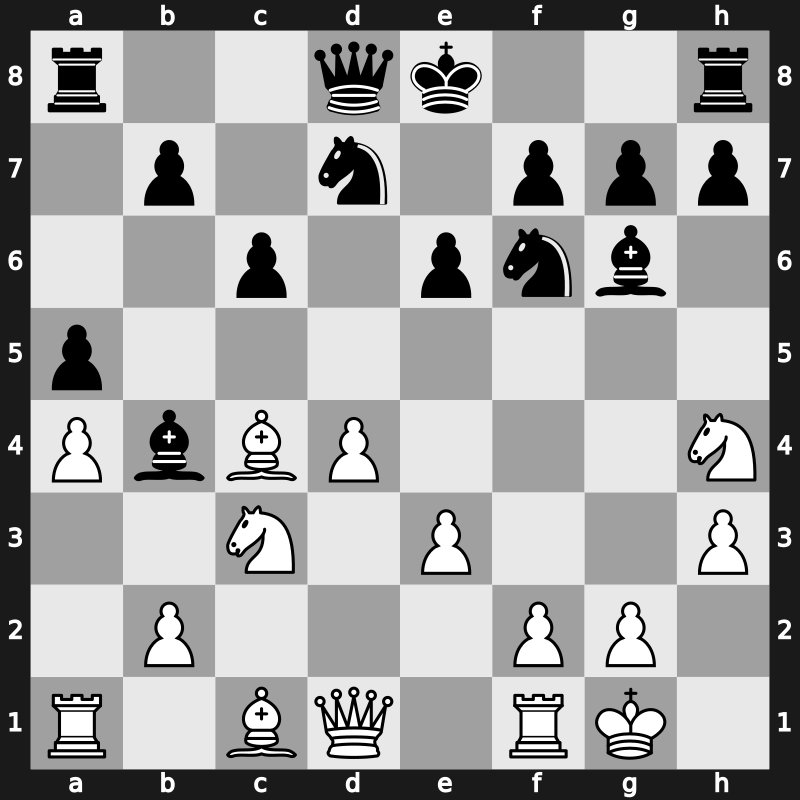 Amber-blindfold 02nd 1993 – Round 8 – Karpov, Anatoly – 1/2-1/2 – Anand, Viswanathan – G4